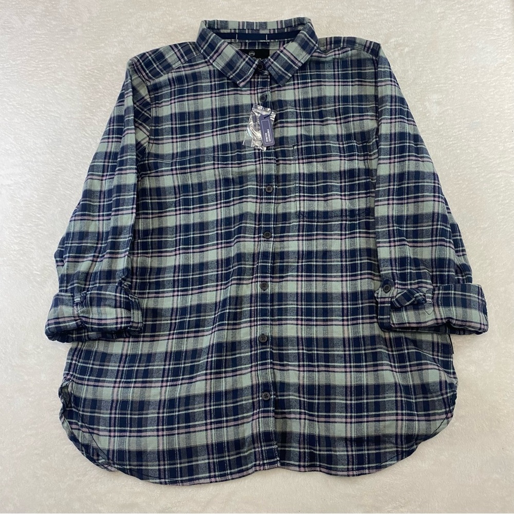 NWT Women's WindRiver Stretch Flannel Button Shirt Women's Large